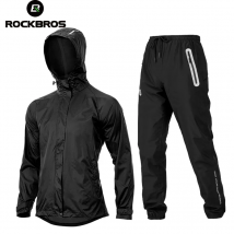 ROCKBROS Radfahren Jacke Sets Fahrrad Regenmantel Reflektierende Atmungsaktive Outdoor Sport