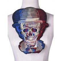 Tiger Head Leopard Clothes Embroidered Patches for Clothing Sew on Iron On Sweatshirt Applique Stripes Sticker