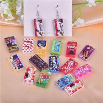 10pcs/30pcs/pack chocolate cookies Resin Charms Earring  Bracelet DIY Jewelry  Making