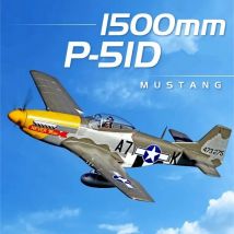 RC Airplane Plane 1500MM 1.5M P51 P-51D Mustang 6CH 6S PNP Big Giant Scale Model Hobby Aircraft Warbird Avion EPO