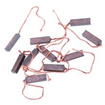 10Pcs Kohlebürsten Draht Führt Generator Generisches Elektrische Motor Pinsel Ersatz/Mini Bohrer Elektrische Grinder Ersatz