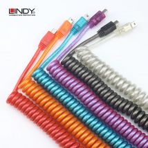 LINDY Cable Wire for Mechanical Keyboard 2M for GH60 GK61 SK61 SK64 Poker 2 USB Mini Micro Type C Port Gaming