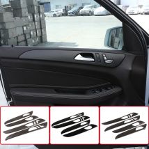 Für Mercedes benz ML GLE GL Klasse GLS 320 400 2012-2019 Auto ABS Schwarz Innen Tür Dekoration Panel