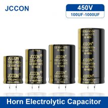 2Pcs JCCON Audio Elektrolytkondensator 450V 100UF 150UF 180UF 330UF 470UF 820UF für Audio Hifi Verstärker Hohe Frequenz Niedrigen ESR