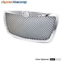 Racing Auto front Grills für 2004 2005-2010 Chrysler 300 300C Begrenzte Touring Chrom/Schwarz Hood Grill Grille BX101088