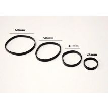 Schwarzes industrielles Gummiband, elastische, robuste Verpackung, Krawattenverpackung, Sie wählen Sie Größe und Menge