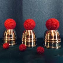 Unreal Cups and Balls (Mini) von Jimmy Fan Close Up Cup Appearing Vanishing Magia Mentalism Illusion Gimmick Prop Tricks de Magia