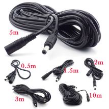Weiblichen zu Männlichen Stecker CCTV DC Power Kabel Verlängerung Kabel Adapter 12V Power Cords 5,5 mmx 2,1mm Für kamera Power Verlängerung Kabel