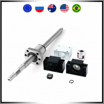 Tornillo de bola SFU1210 SFU1204 C7 con extremo mecanizado + tuerca de bola 1204 /1210 + carcasa de tuerca + soporte de extremo BK/BF10 + acoplador 8*8 para piezas CNC