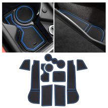 RUIYA for VW Golf 8 8.5 MK8 GTI GTE GTD 2020-2025 Car Door Groove Mat Anti-slip Slot Pad Auto Interior VW Golf 8 Accessories