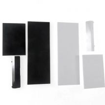 2sets New White Replacement Memeory Card Door Slot Cover Lid 3 Parts Door Covers for Nintendo for Wii Console White Wholesale