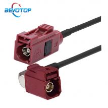 Bordeaux Fakra D Weibliche Jack nach Rechts Winkel Auto Satellite Radio Antenne Verlängerung Kabel RG174 Zopf RF Koaxialkabel