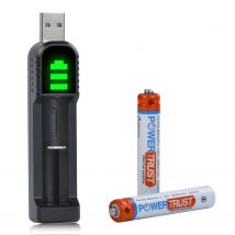 Wiederaufladbare AAAA Batterie und AAAA USB Ladegerät für Oberfläche Stift Batterien Alarm Uhren Taschenlampen und Andere Elektronische Spielzeug
