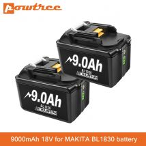 Batería recargable BL1830 para MAKITA, Pila de Iones de litio de 18V, 9A, 9000mah, de repuesto, BL1880, BL1860, BL1850, BL1860B, L70