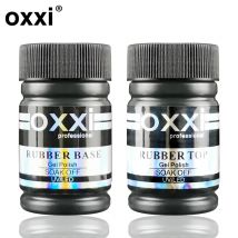 OXXI 30 ml Semi-permanenter Basis- und Top Coat für Gel-Nagellack, Nagelkunst, Hybrid-Nagellack, UV-LED-Gummi-Decklack und Basismantel, Gellac