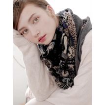 Hijab Schal Frauen 2022 Mode Damen Platz Schal Luxus Schals Pashmina Schal Poncho Animal Print