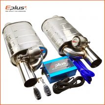 EPLUS Auto-Abgasanlage, Vakuumventilsteuerung, Auspuffrohr-Set, variabler Schalldämpfer, Edelstahl,
