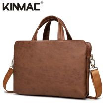 Kinmac Marke Laptop Tasche 13,14,15,15,6,16 Zoll, Messenger Handtasche Stoßfest Mann Dame Leder Fall Für MacBook Notebook Dropship