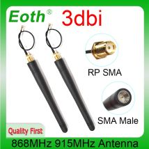 EOTH 5pcs wholesale 868mhz antenna 3dbi sma male 915mhz lora antene iot module lorawan antene SMA female pigtail Extension Cable