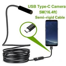 Kamera endoskopowa USB typu c z systemem Android 7,0 mm Twardy kabel PC Telefon z systemem Android Endoskop Rura typu C Endoskop Inspekcja Mini kamera
