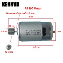 6V 12V 24V RS390 Kinder elektrische Fahrt auf Spielzeug Auto Fahrer Motor Upgrade, RS380 Motorrad Kinderwagen Motor Motor Lenkmotor
