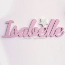 Insegna personalizzata con nome per ragazza ragazzo in legno con stella che brilla nel buio Insegne con nome per bambino Insegna per la cameretta dei bambini Insegne per la decorazione della camera