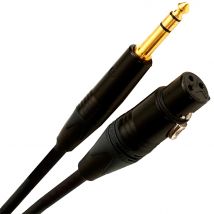 ◆   TRSXLRF 1/4 "TRS 6.5mm A Xlr Femmina Microfono Bilanciato Cavo Audio Fatto A Mano Giappone Mogami 2549 Filo Neutrik Oro Pulg