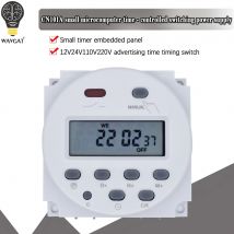 CN101A Timer Schalter AC/DC 12V 24V 110V 120V 220V 230V 240V digitale LCD Power Woche Mini Programmierbare Zeit Schalter Relais 8A zu 16A