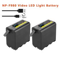 10800 mAh NP-F970 NP-F980 mit LED-Betriebsanzeige, Fotolampe, Akku für NP F970 F960, LED-Videoleuchte, Lampenbatterie
