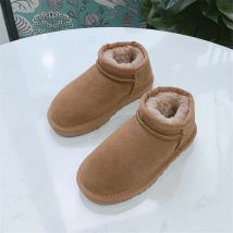Hochwertige Stiefeletten für Jungen und Mädchen, 2025, für Kinder, Australien, klassischer Stil, Schneestiefel, Winter, warme Leder-Flats, wasserdichter Schuh
