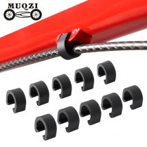 Muqzi 10pcs Fahrrad kabel klemmen Brems schalt kabel adapter mtb Rennrad gehäuse Schlauch Kabel führungs klemmen