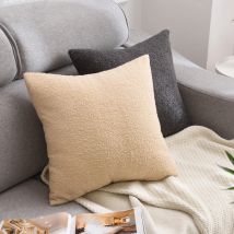 Plüsch Kissenbezug Home Decor 30x50 45x45CM Gemütliche Kunstpelz Teddy Kissenbezug für Sofa Wohnzimmer Dekorativer nordischer Kissenbezug