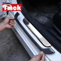 Für Mercedes Benz C Klasse W205 C180 C200 C260 2016-2020 Real Carbon Fiber Auto Zubehör Einstiegsleisten platte Abdeckung Trim