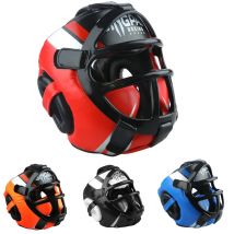GINGPAI High-grade PU Leder Boxen Helm Erwachsene und Kinder Professionelle Wettbewerb Helm MMA Muay Thai Taekwondo Kopfschutz
