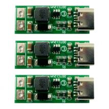 3pcs 9w mini typ-c weiblich usb dc 5v bis 6v 9v 12v 15v 24v dc dc aufwärts wandler pwm pfm modul für led mcu diy elektronisches kit