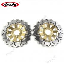 ARASHI ZX6R NINJA 600 1995 - 2001 Disco de freno delantero CNC flotante para KAWASAKI ZX-6R ZX 6R 1996 1997 1998 1999