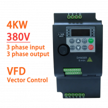 3.7/4KW 380V 3 Phase 5HP VFD Variable Frequency Inverter Variator for Motor Speed Vector Control Inverter CTRL-DRIVE Store CW100