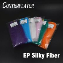 15 optionale Farben EP-Luftschlangen aus seidiger Faser, langlebige Fliegenbindematerialien, vielseitige weiche Fasern und Haare zum Forellenfischen