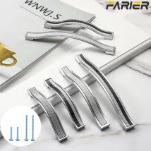 Strass Kristall Schublade Europa Stil Aluminiumlegierung Möbel Türgriff für Schublade Schrank Schrank Küchenbeschläge