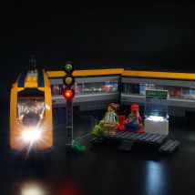 LED Licht Up Kit Für 60197 Stadt Serie Passagier Zug DIY Spielzeug Set (Nicht Enthalten Bausteine)