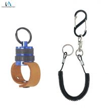 Maximumcatch DE096 Magnetic Net Release with Strong Cord and Leather Strap Landing Net Holder Fly Fishing Accessory