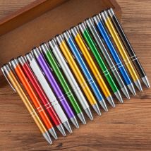 100 Teile/los Kugelschreiber Schwarz Blau Tinte Schule Büro Student Unterschrift Für Schreiben Schreibwaren Versorgung Kostenloser Individuelles Logo Name Text