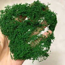 Simulazione di rete realistica Albero in polvere Modello Spugna Cluster Cespugli Arbusti Copertura a terra bassa Scena fai-da-te Materiale per fabbricare Ferrovia