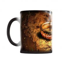 Magic Ring and Map Color Changing Mug 350ml Creative Magic Ceramic Tea Cup Mug New Year Christmas Gift Mug