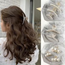 Ruoshui 1pc 47 Stile elegante Perle Haar Krallen Frau Haarnadel Haarschmuck Mädchen Haar Krabben Kopf bedeckung Haar griff Mode Haars pangen