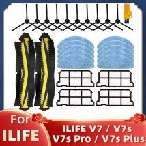 Kompatybilny z Chuwi iLife V7 / V7s / V7s Pro / V7s Plus Robot Odkurzacz Filtr HEPA Ściereczka do
