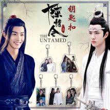 Der ungezähmte Chen Qing Ling Acryl Schlüsselanhänger Xiao Zhan, Wang Yibo Charaktere doppelseitiger Schlüsselanhänger Anhänger