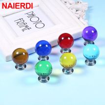 NAIERDI 30mm Kristall Kugel Möbel Knopf Küche Schrank Tür Zieht Schublade Knöpfe Kabinett Griffe Schrank Tür Griffe Hardware