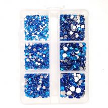 1540 Pcs/Box All Colors S6-S20 Non Hotfix FlatBack Rhinestones 3D Glitter Strass Sewing & Fabric Garment Nail Art Decorations