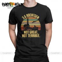 3,6 Roentgen Nicht Große Nicht Schreckliche Tees Chernobyl T-Shirts TV Zeigen Kern Strahlung Katastrophe T Shirt für Männer Baumwolle Retro tops